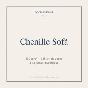 Chenille Sofá