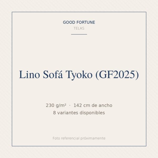 Lino Sofá Tyoko (GF2025)