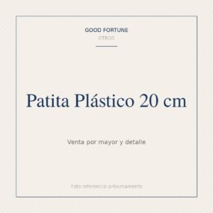 Patita Plástico 20 cm